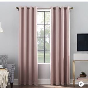 New Pair Sun Zero Pink Blackout Curtains